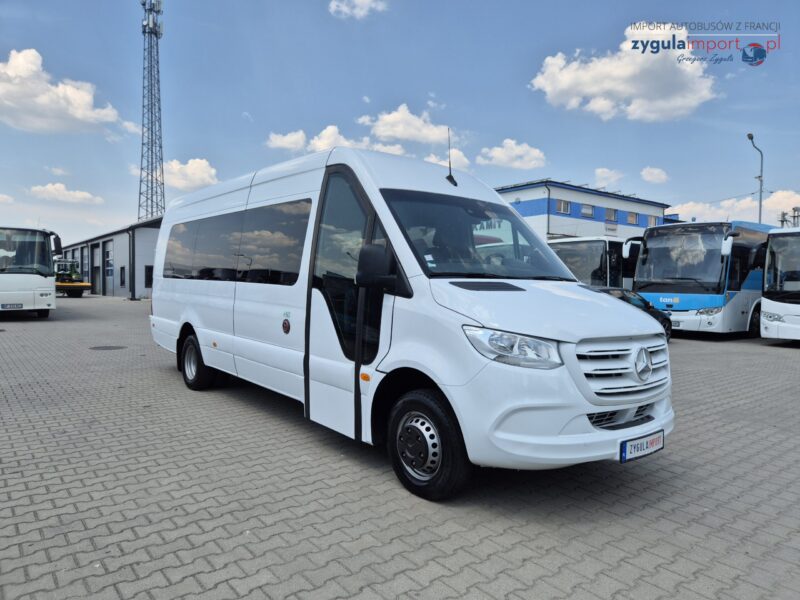 MERCEDES – BENZ SPRINTER / 23 MIEJSCA + STOJĄCE / 67 000 KM / KLIMATYZACJA